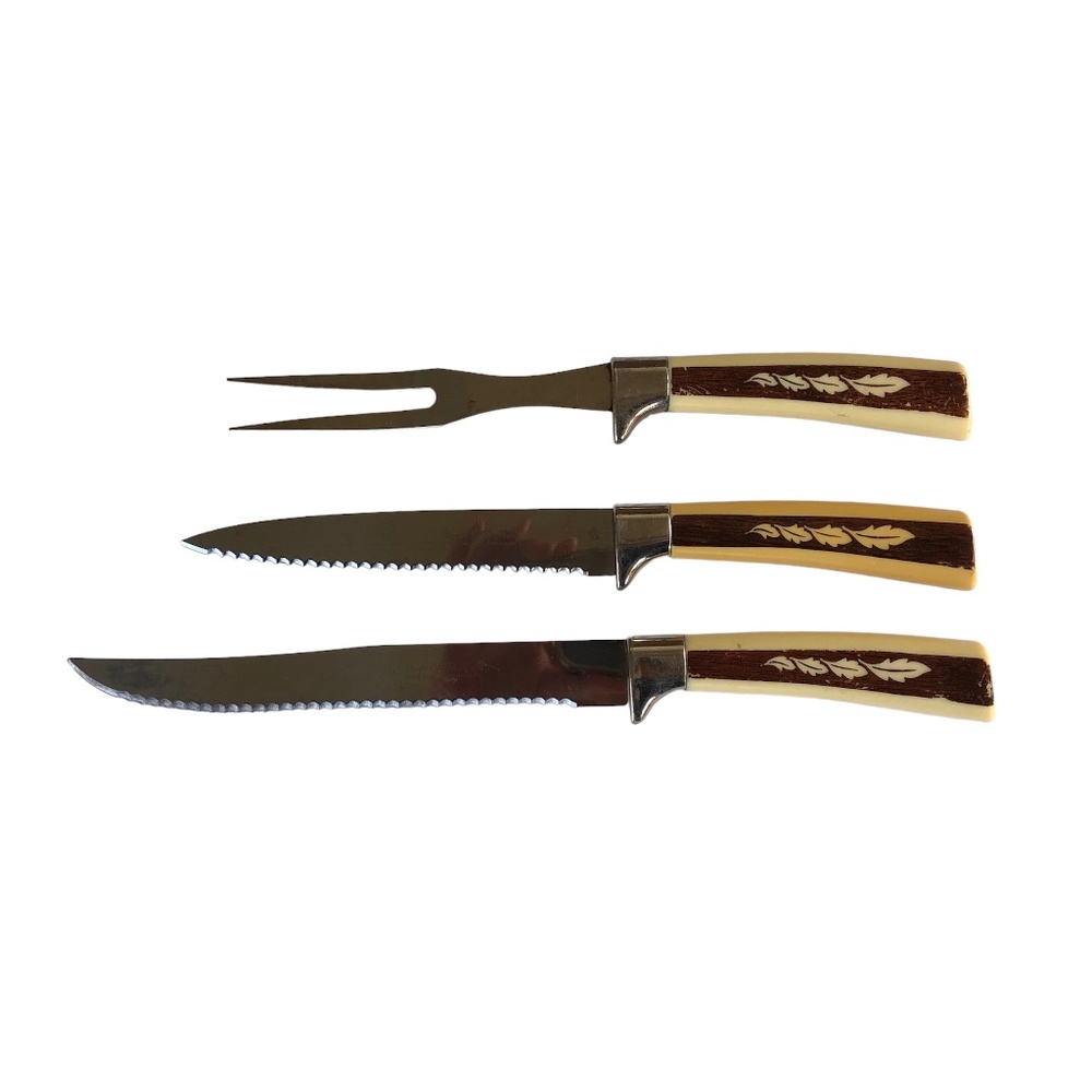 Vintage Regent Sheffield England Carving Set Rare